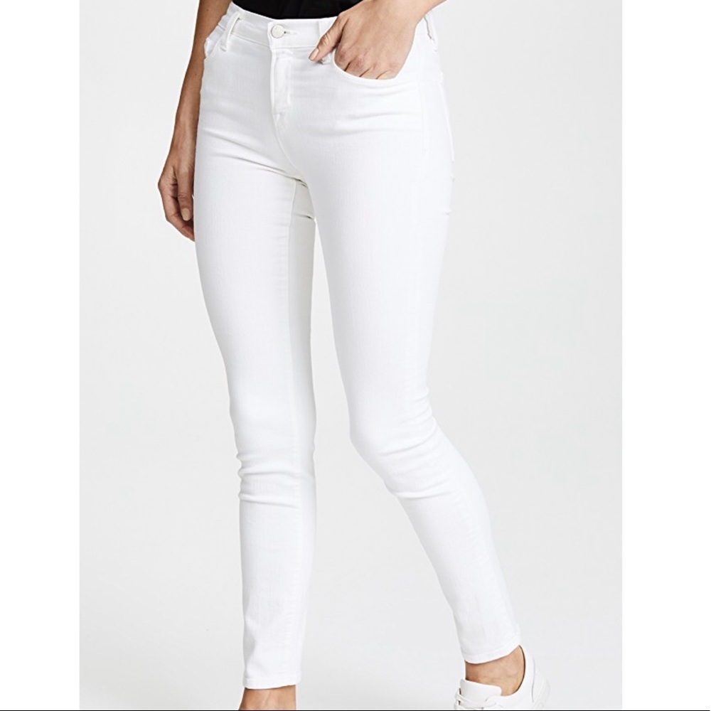 J Brand Skinny Leg Blanc, Size 24